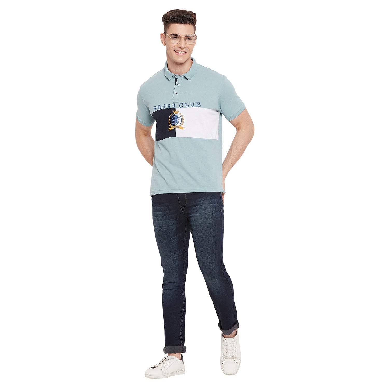 Duke Stardust Men Half Sleeve Cotton T-shirt (LF5710)