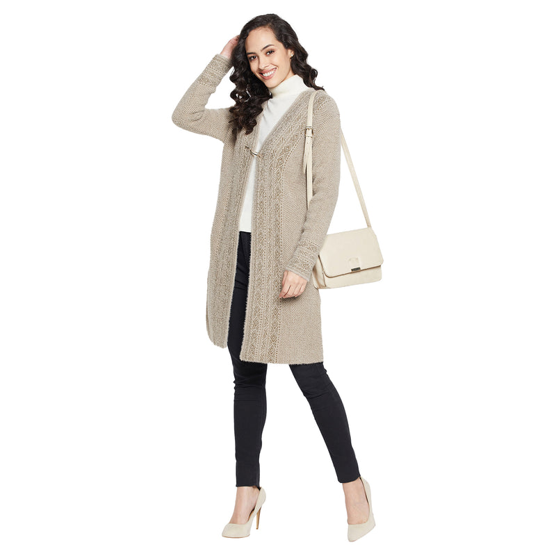 Duke Urban Women Full sleeve V Neck Cardigan (SDS9792)