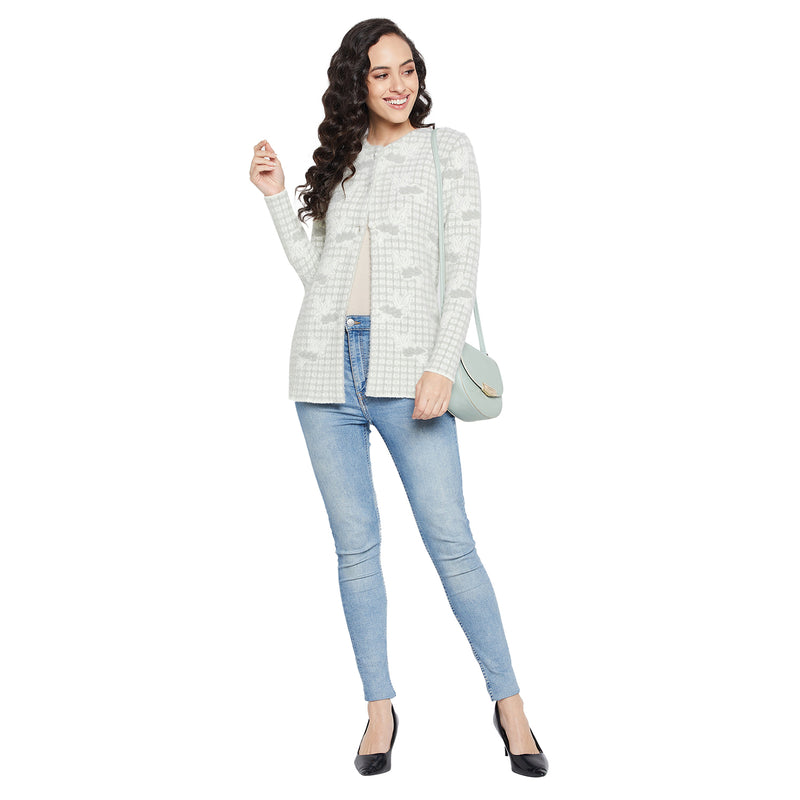 Duke Urban Women Full sleeve Round Neck Cardigan (SDS1055)