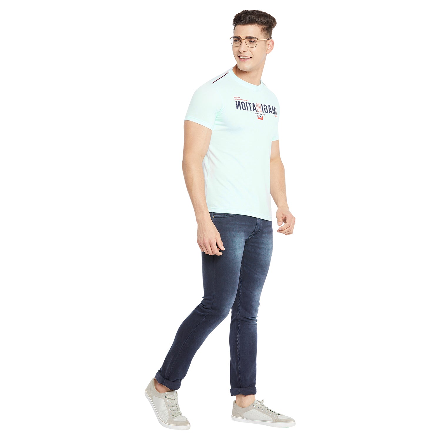 Duke Stardust Men Half Sleeve Cotton T-shirt (LF5407A)