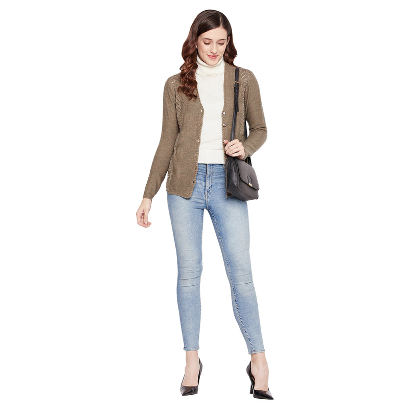 Duke Urban Women Full Sleeve Cardigan (SDS9597)