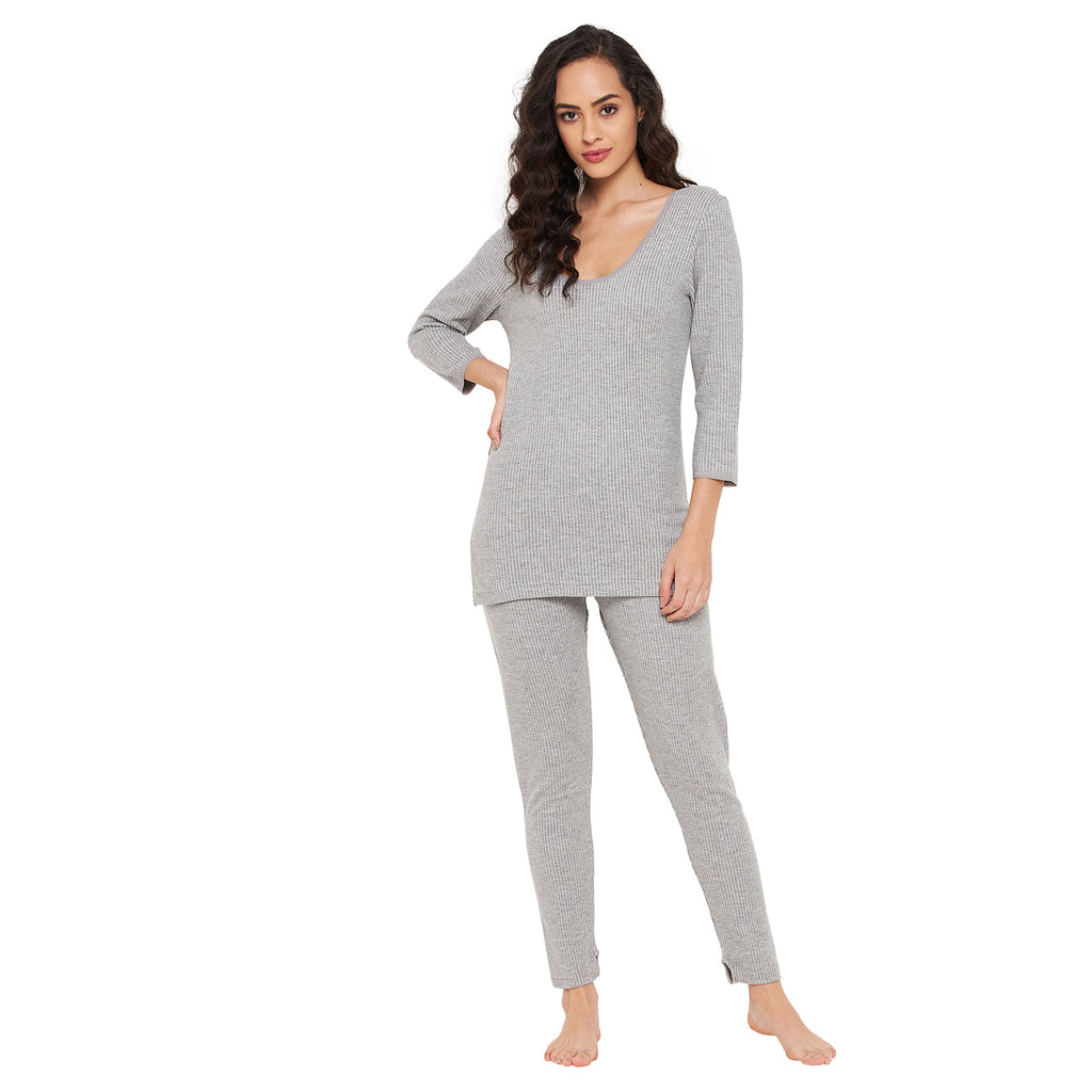 Duke Stardust Women Scoop Neck Thermal (D11GR)