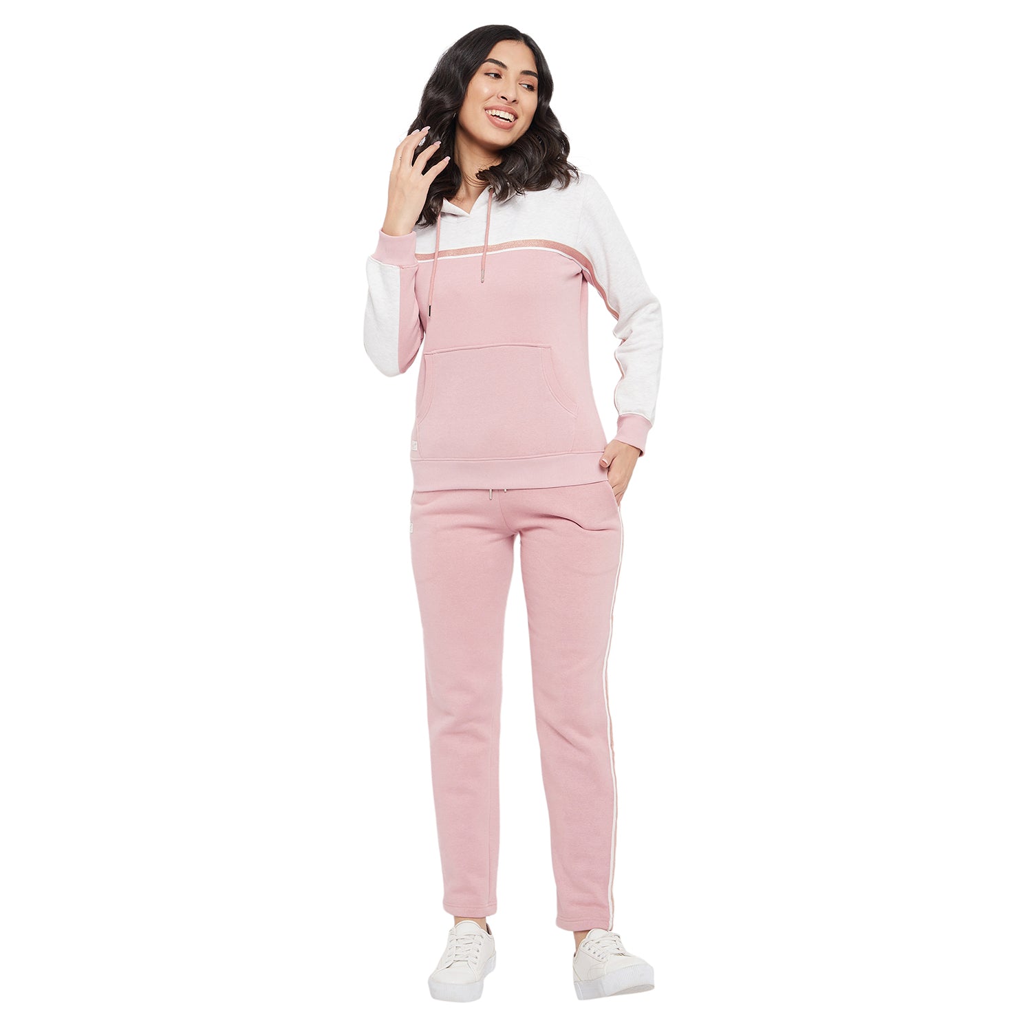 Duke Stardust Women Solid Track-Suit (LFX797)