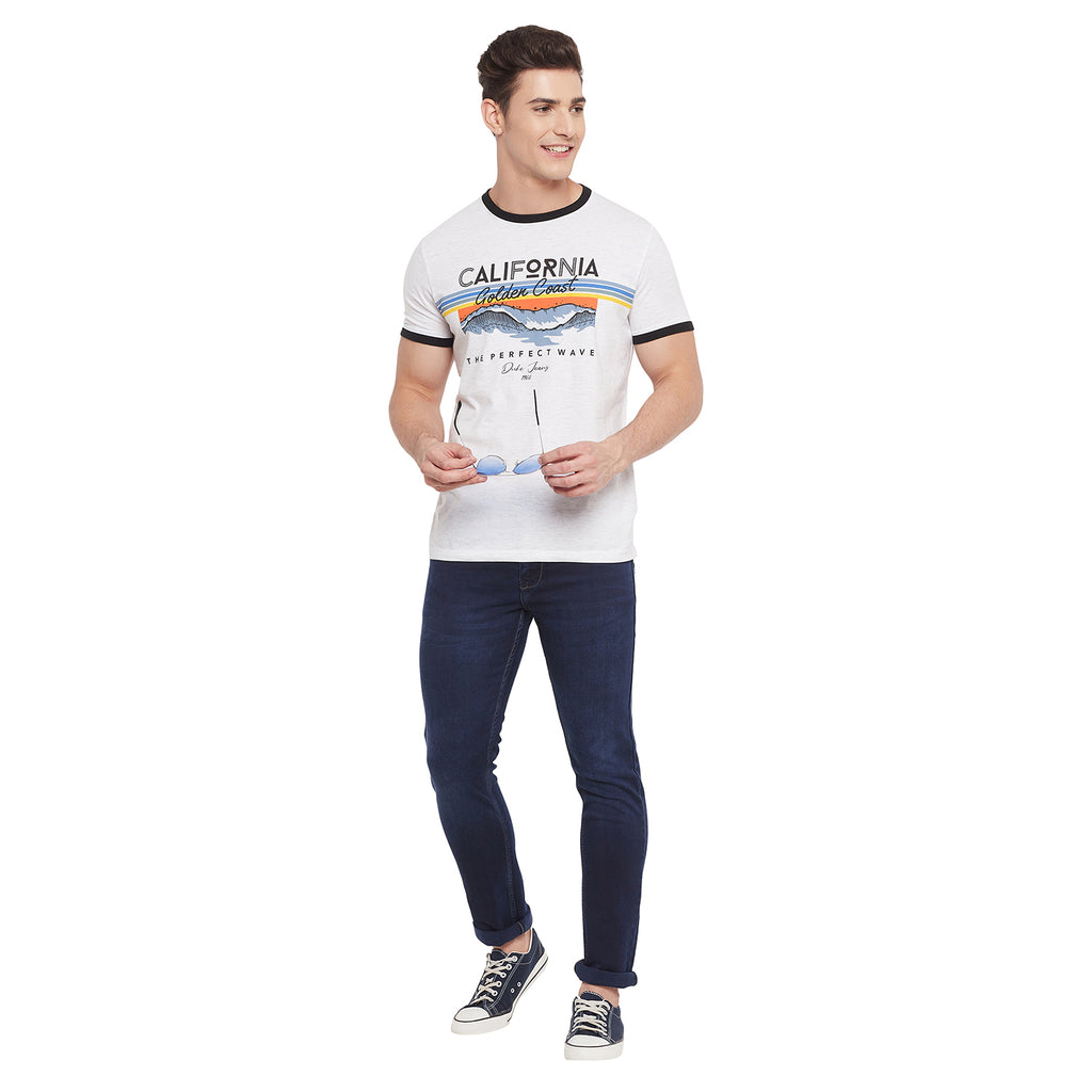Duke Stardust Men Half Sleeve Cotton T-shirt (LF5284)