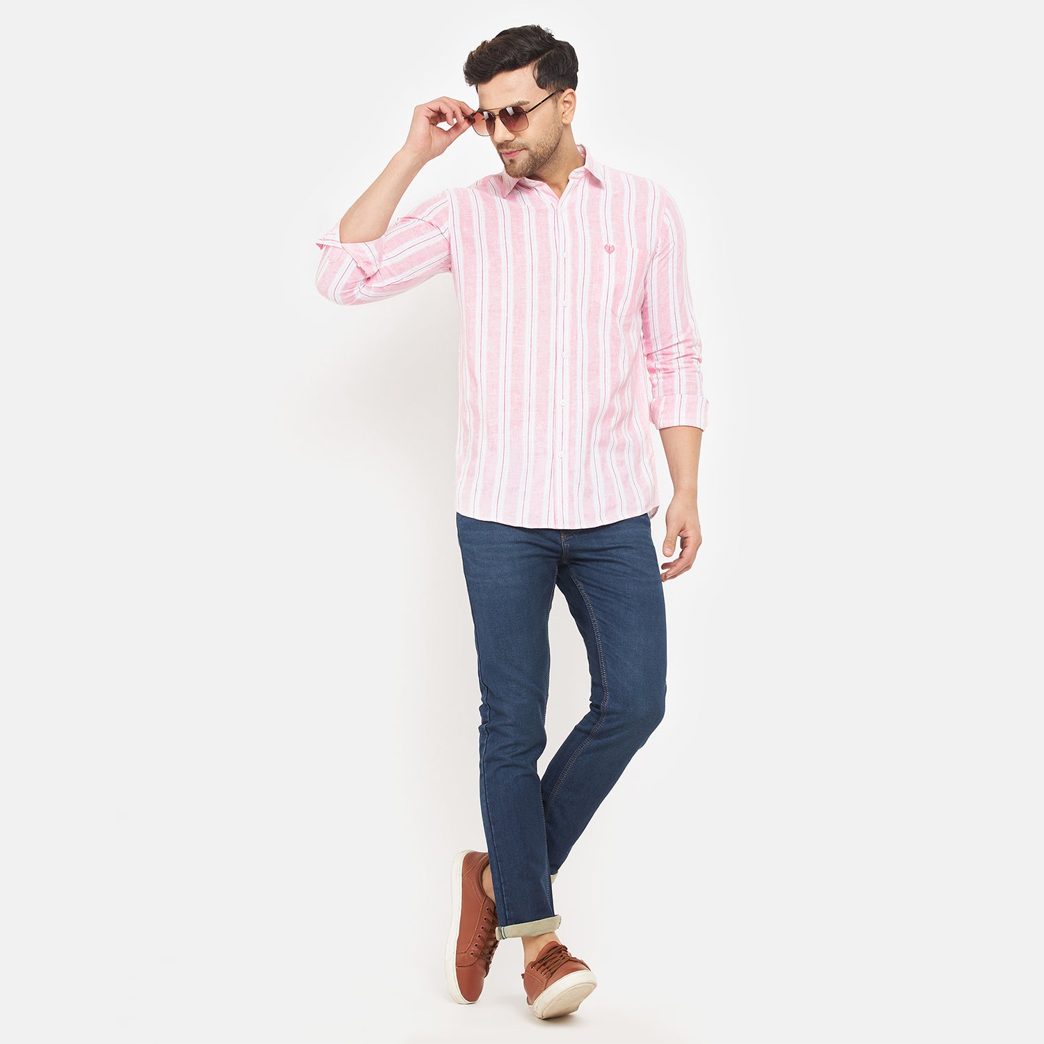 Duke Stardust Men Full Sleeve Cotton Shirt (SDO6CKP)