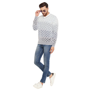 Duke Stardust Men Full Sleeve V-Neck Sweater (SDS2063)