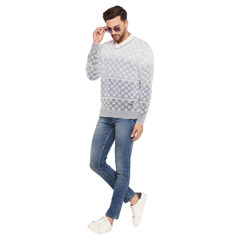 Duke Urban Men Full Sleeve V-Neck Sweater (SDS2063)
