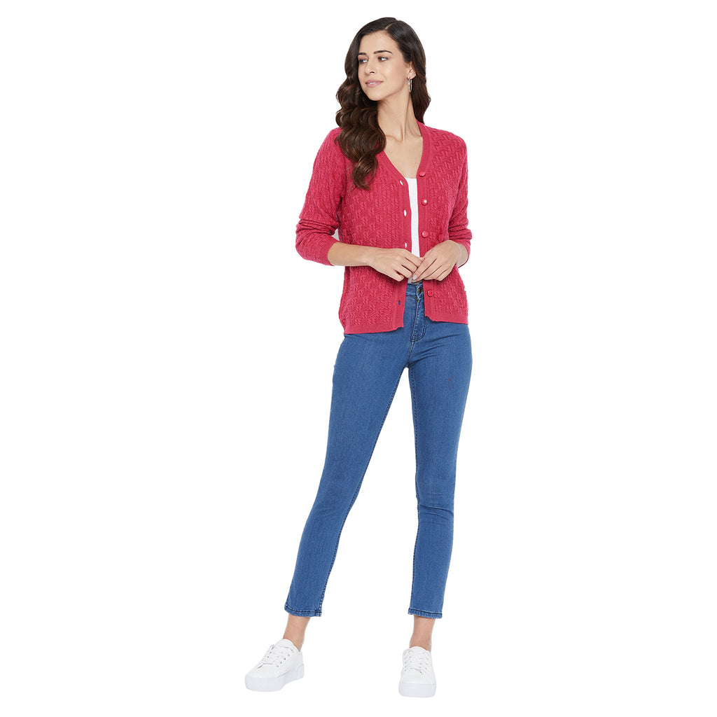 Duke Stardust Women Full Sleeve Cardigan (SDS9599)