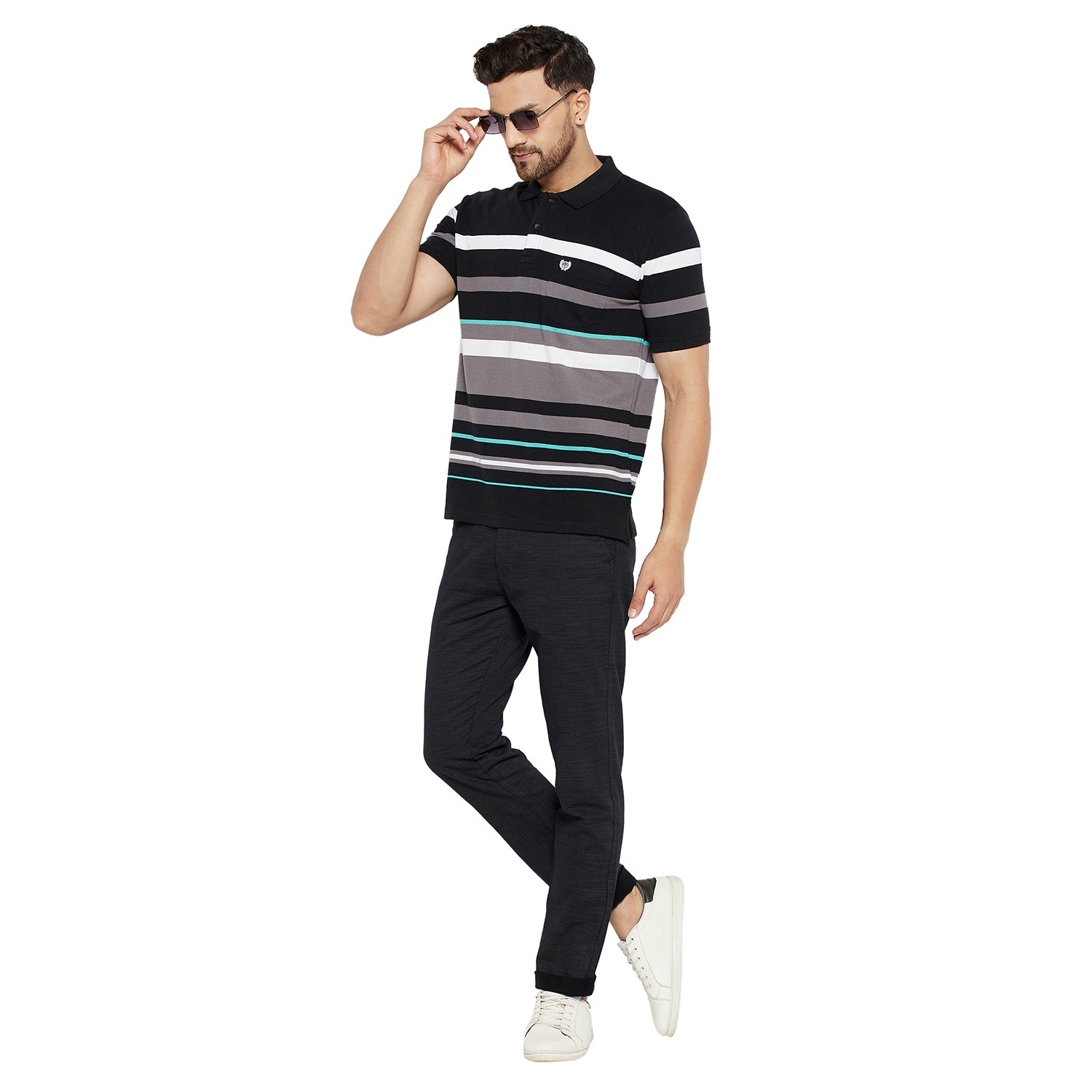 Duke Urban Men Half Sleeve Cotton T-shirt (LF5703)