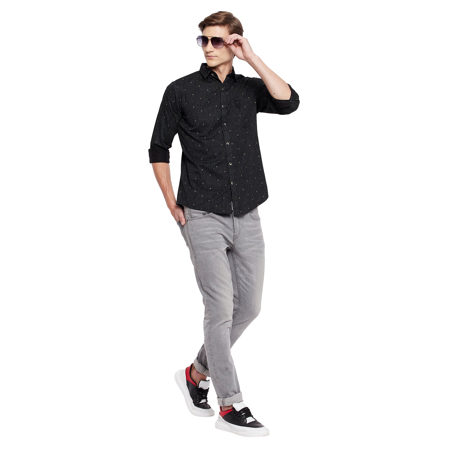 Duke Stardust Men Full Sleeve Cotton Shirt (SDO7PRSI)