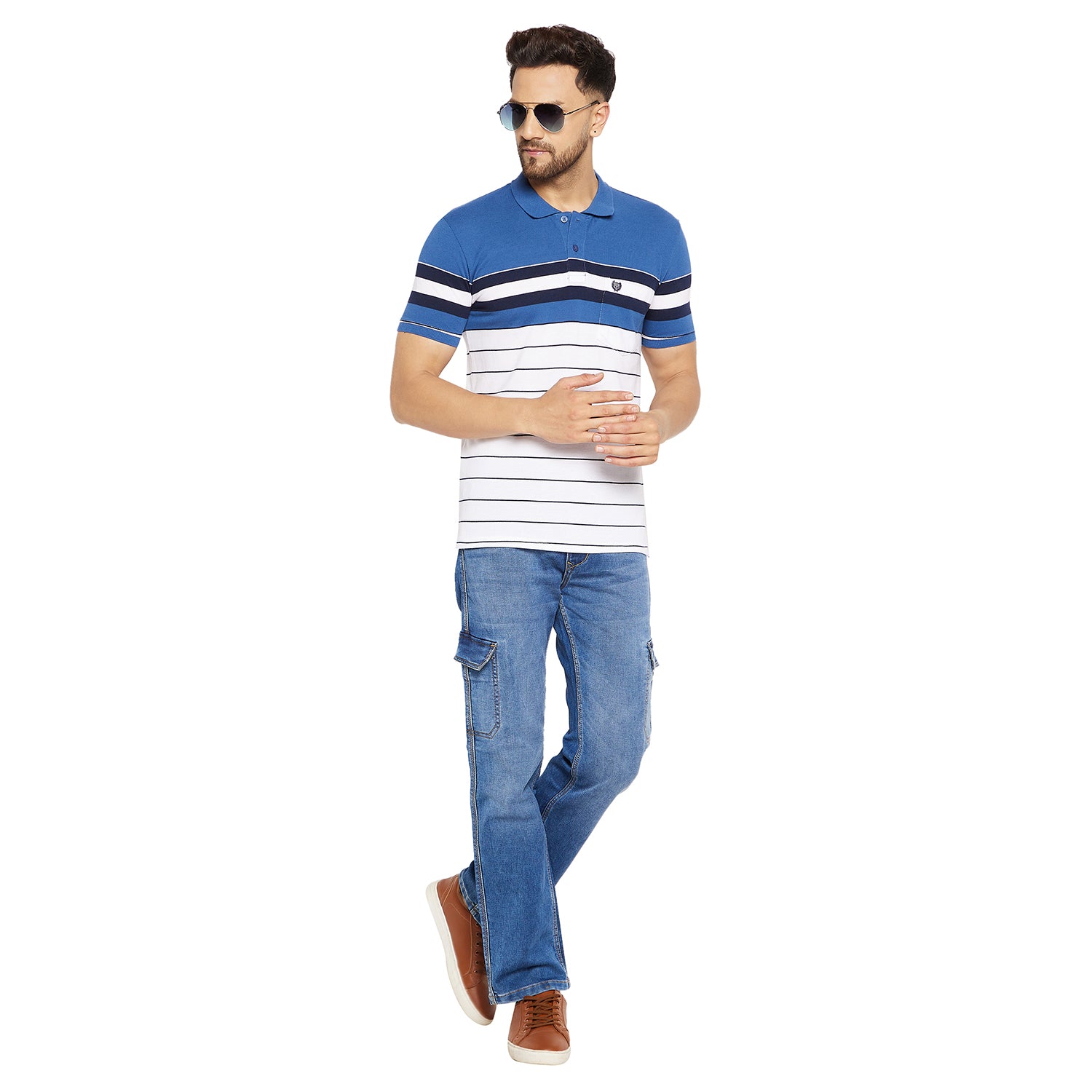Duke Urban Men Half Sleeve Cotton T-shirt (LF5704)
