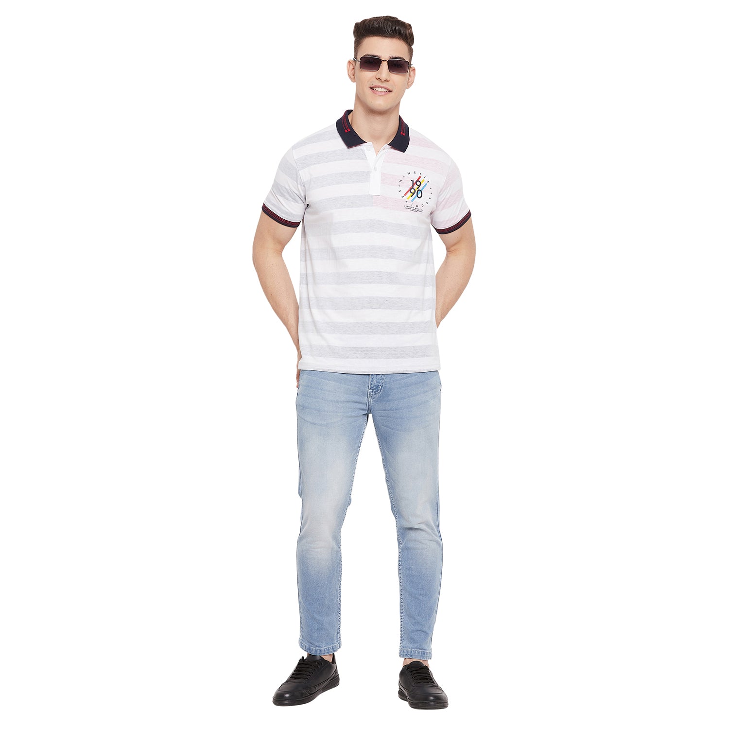 Duke Stardust Men Half Sleeve Cotton T-shirt (LF5491)