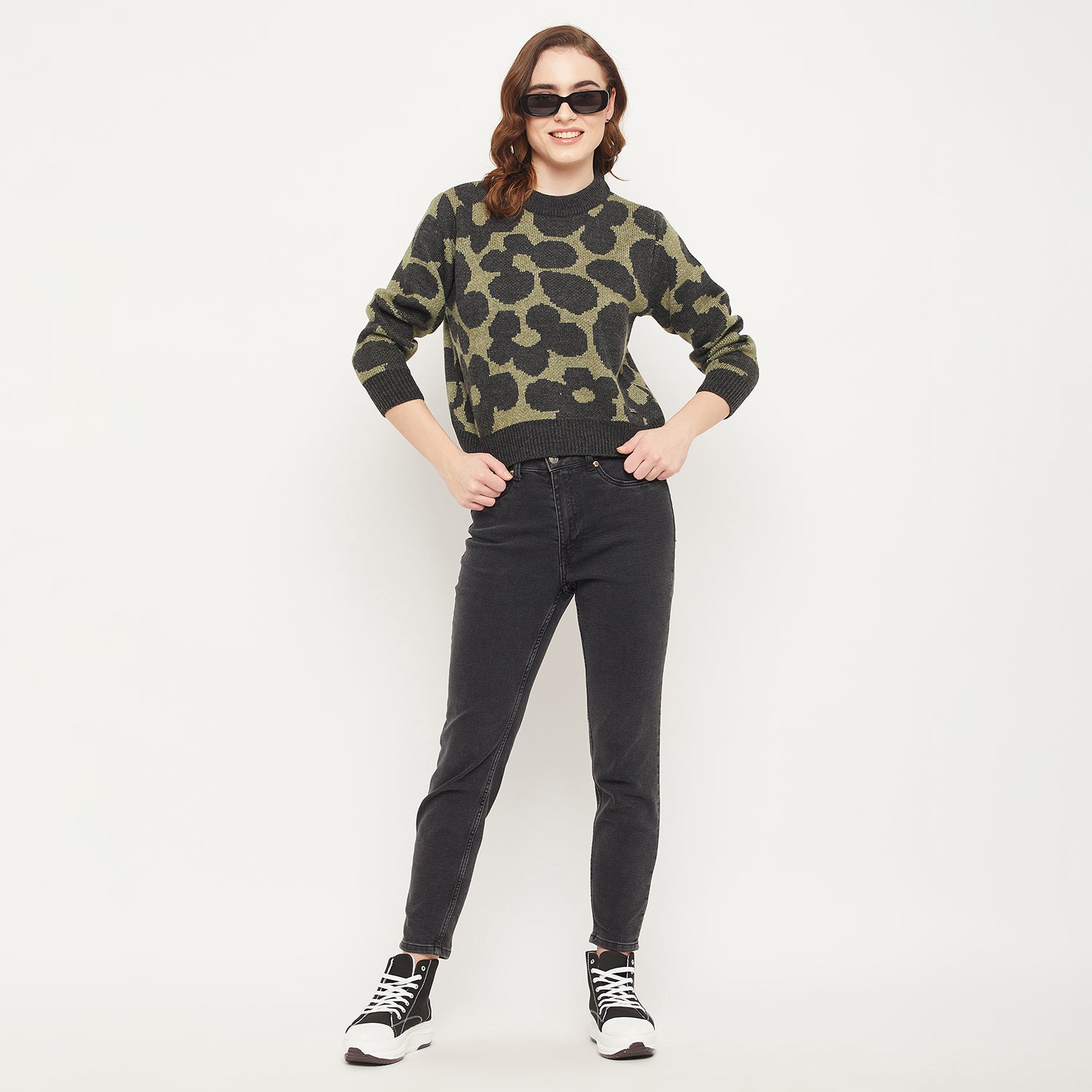 Duke Urban Women Self Design Pullover (SDS1022)