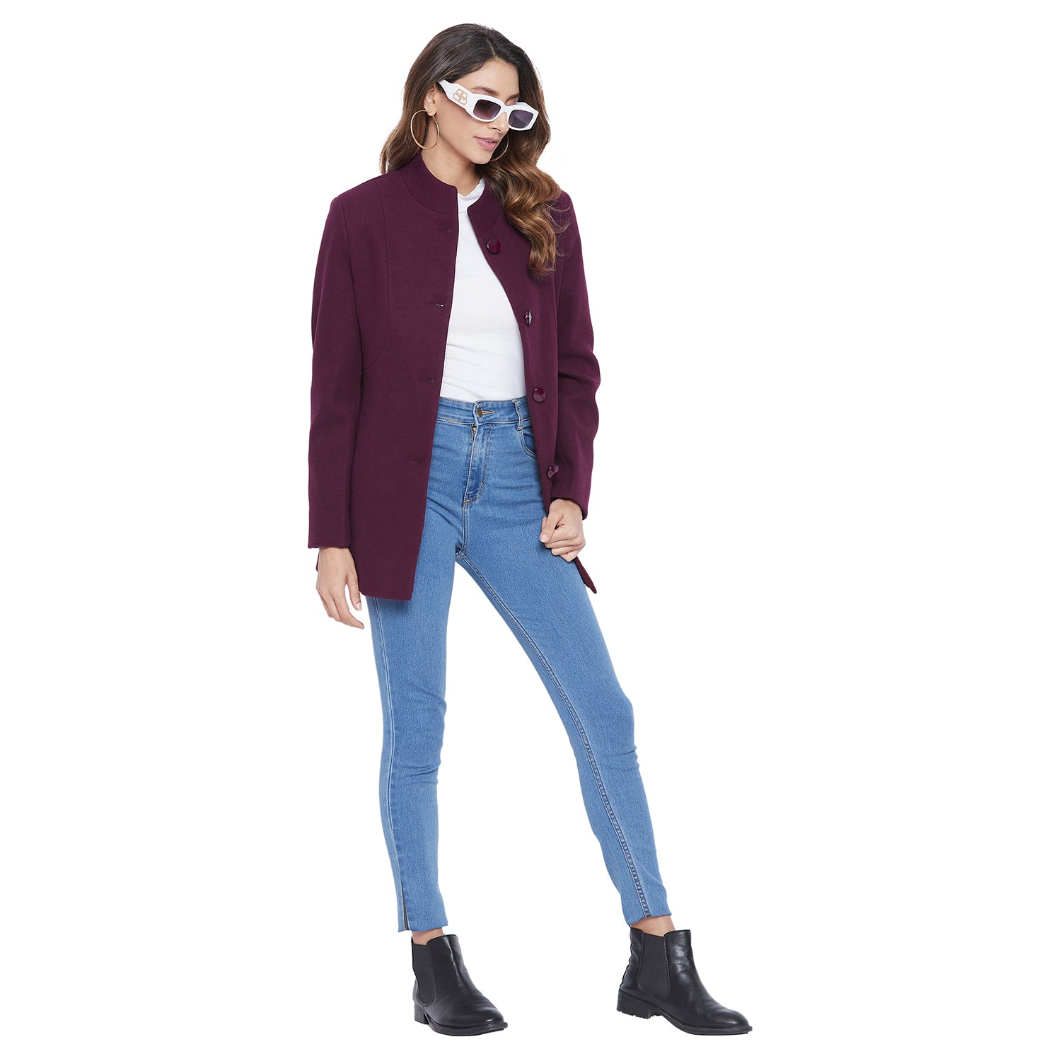 Duke Stardust Women Full Sleeve Coat (SDZ6729)