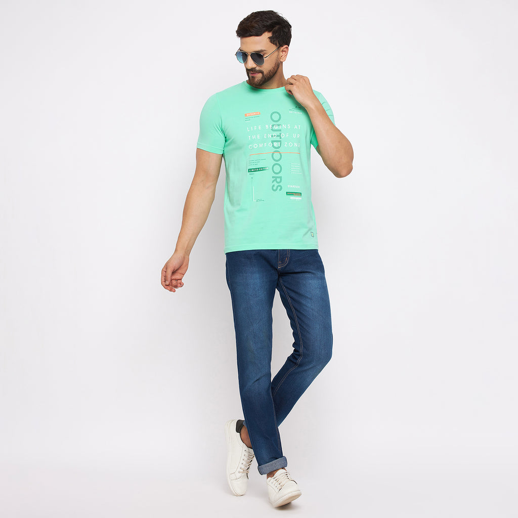 Duke Stardust Men Half Sleeve Cotton T-shirt (LF4917)