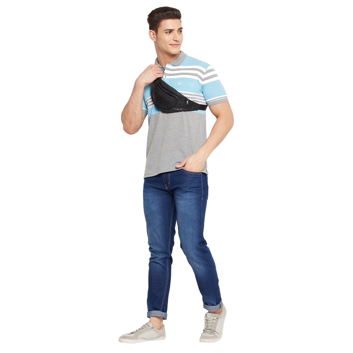 Duke Stardust Men Half Sleeve Cotton T-shirt (LF5341)