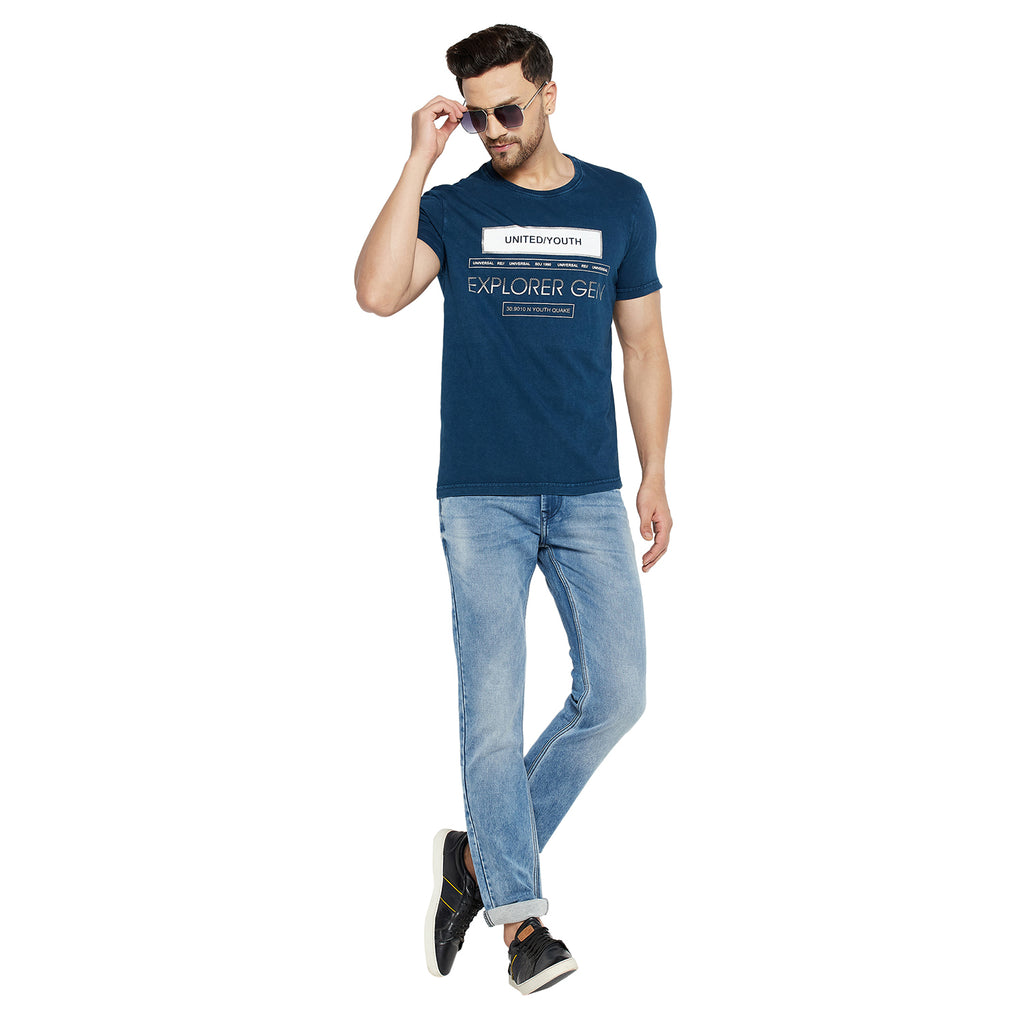 Duke Stardust Men Half Sleeve Cotton T-shirt (LF5433)