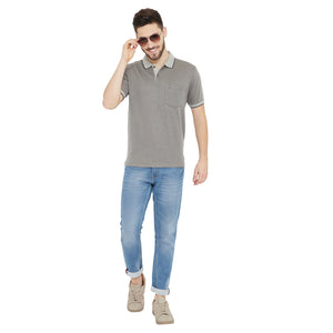 Duke Stardust Men Polo Neck Solid T-Shirt(ONSD22)
