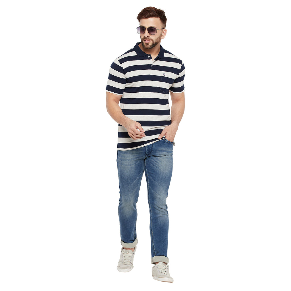 Duke Stardust Men Half Sleeve Cotton T-Shirt (MTLF344)