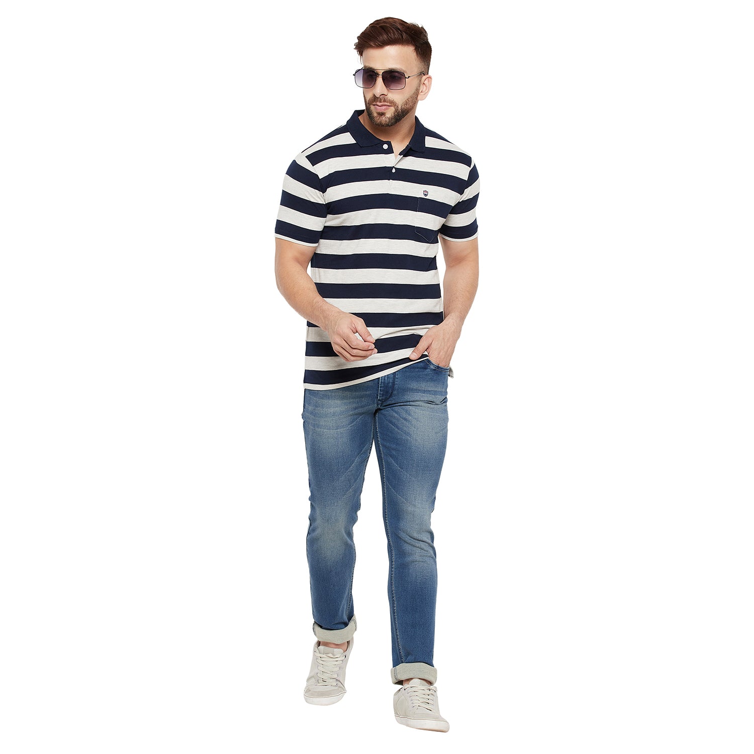 Duke Stardust Men Half Sleeve Cotton T-Shirt (MTLF344)