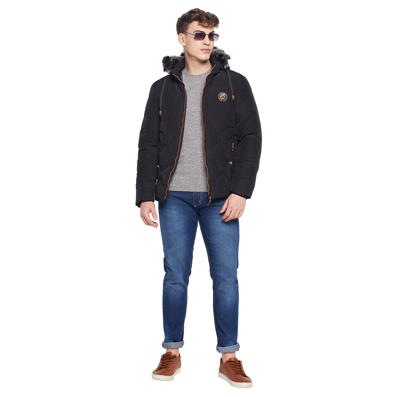 Duke Urban Men Full Sleeve Hooded Jacket (SDZ943)
