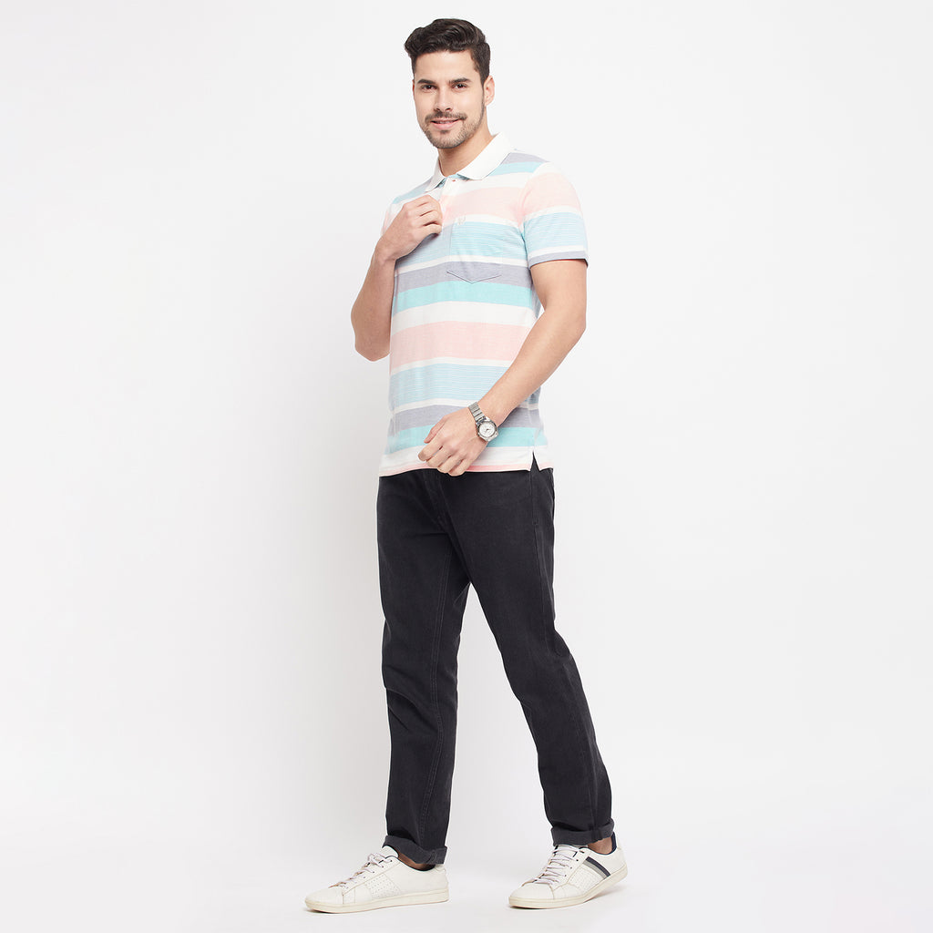 Duke Stardust Men Half Sleeve Cotton T-shirt (LF7015)