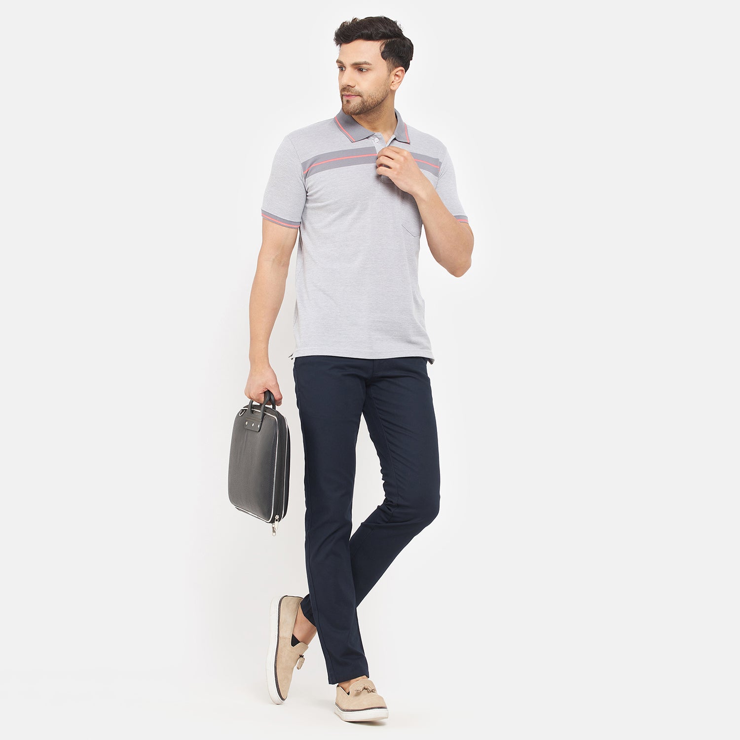Duke Stardust Men Half Sleeve Cotton T-shirt (LF5727)