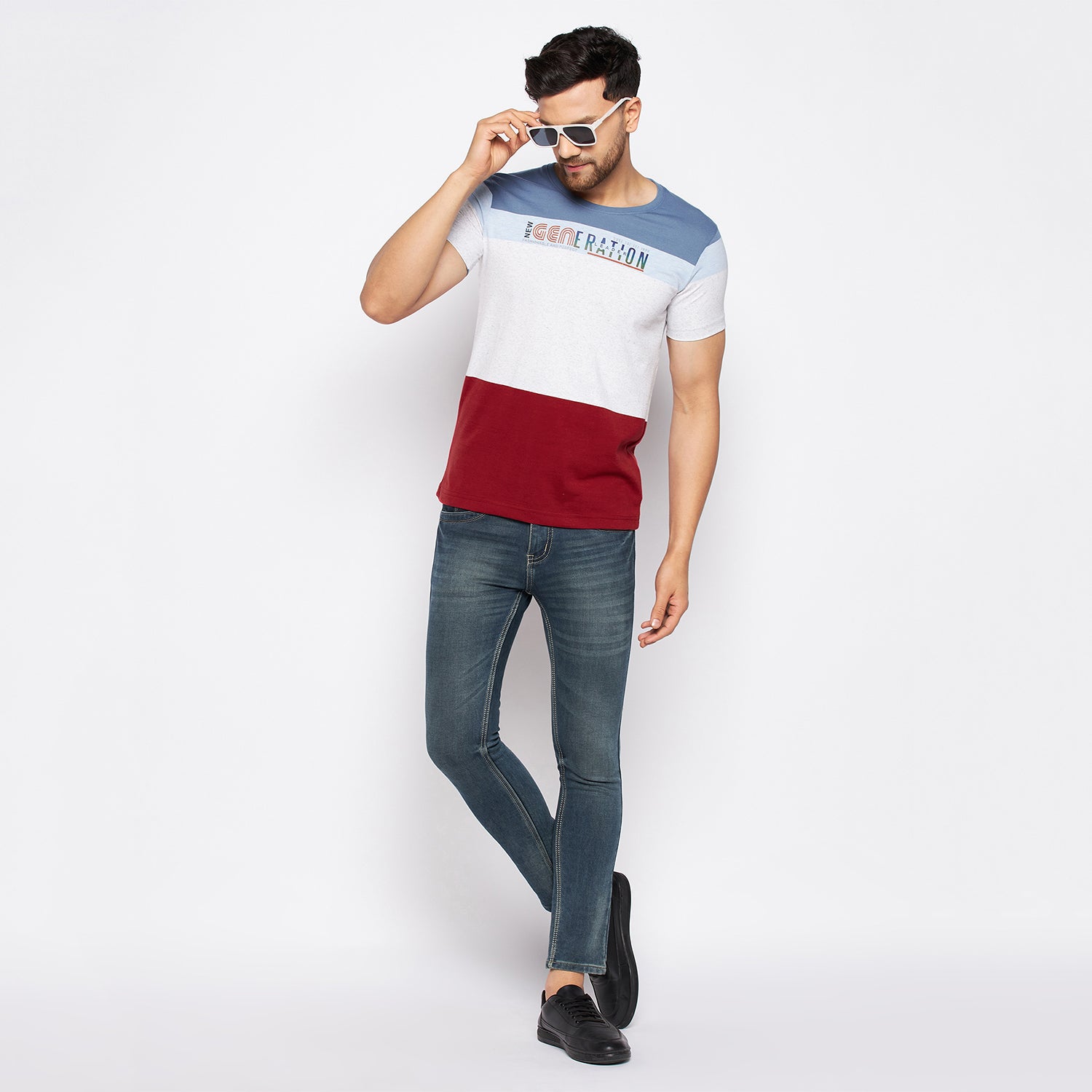 Duke Stardust Men Half Sleeve Cotton T-shirt (LF5472S)