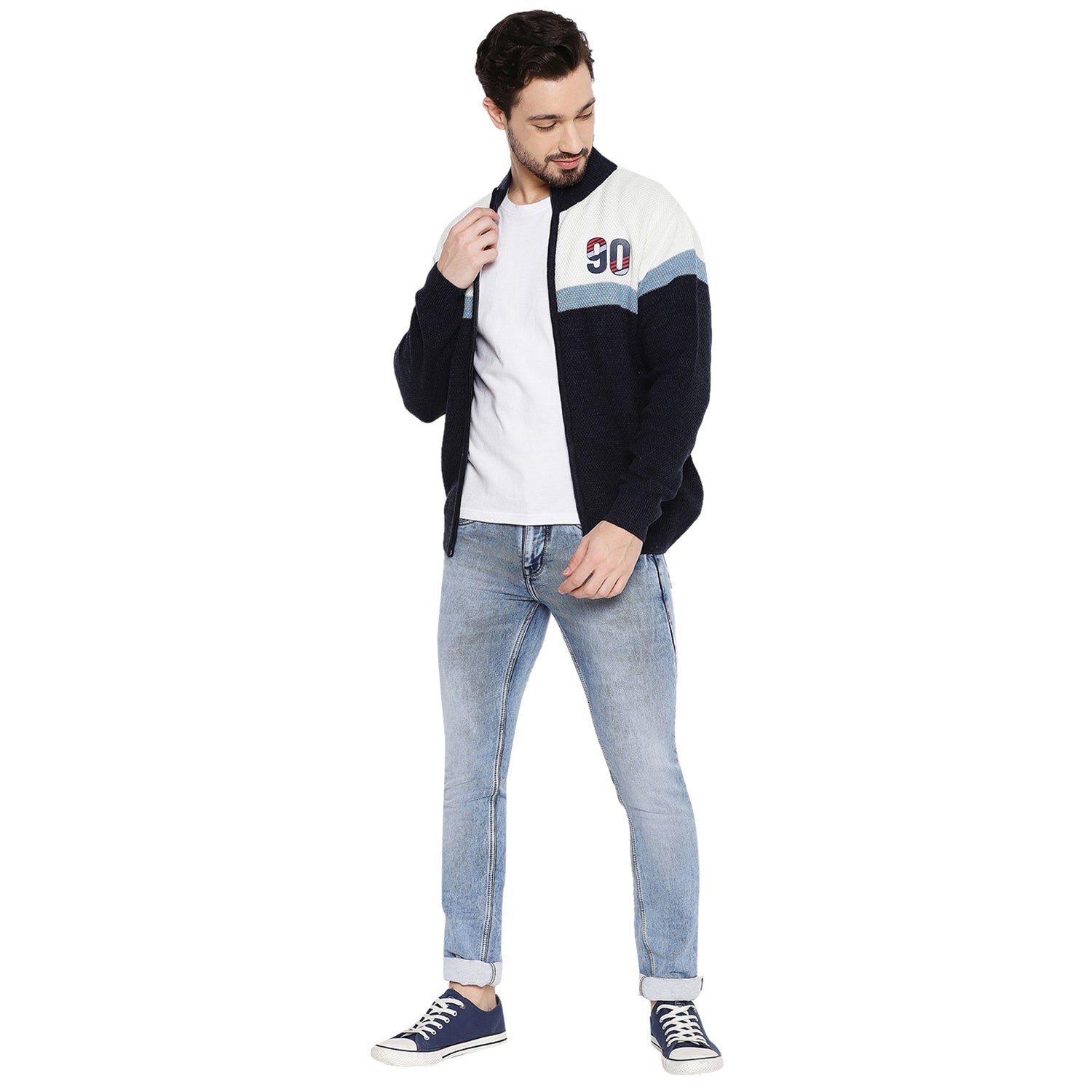 Duke Urban Men Full Sleeve Zipper Sweater (SDS2087)