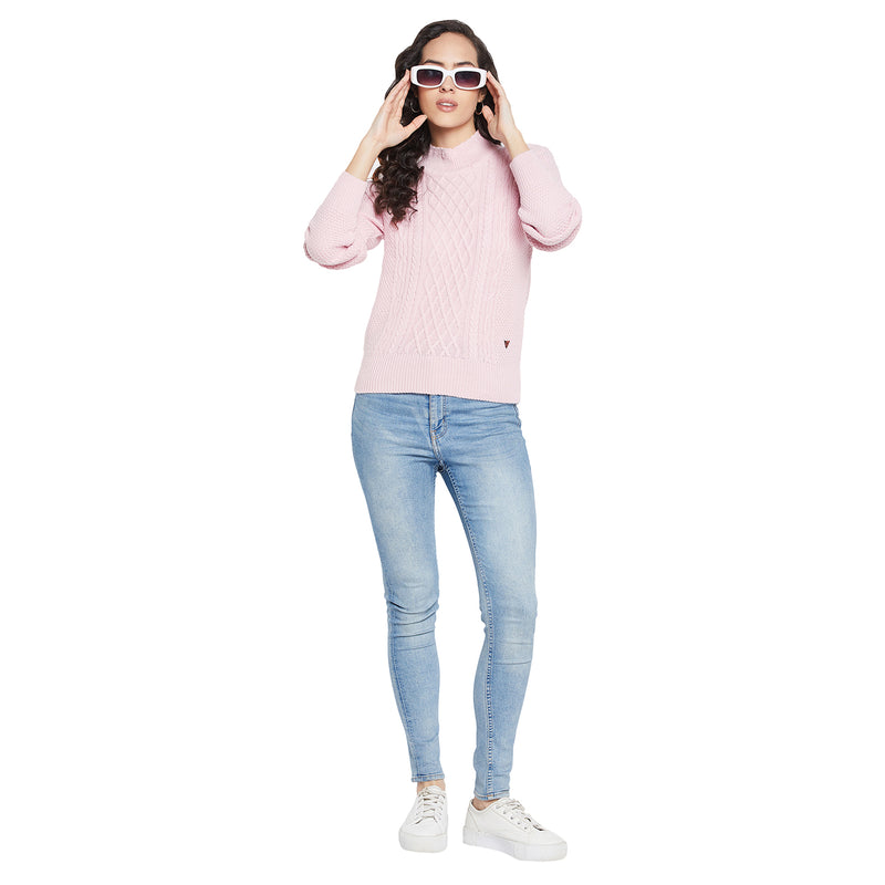 Duke Urban Women Full sleeve High Neck Pullover (SDS992)