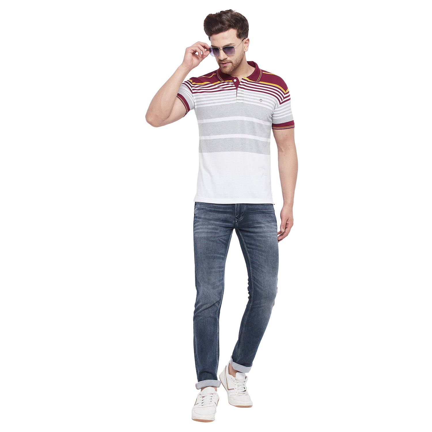 Duke Stardust Men Half Sleeve Cotton T-Shirt (LF5136)