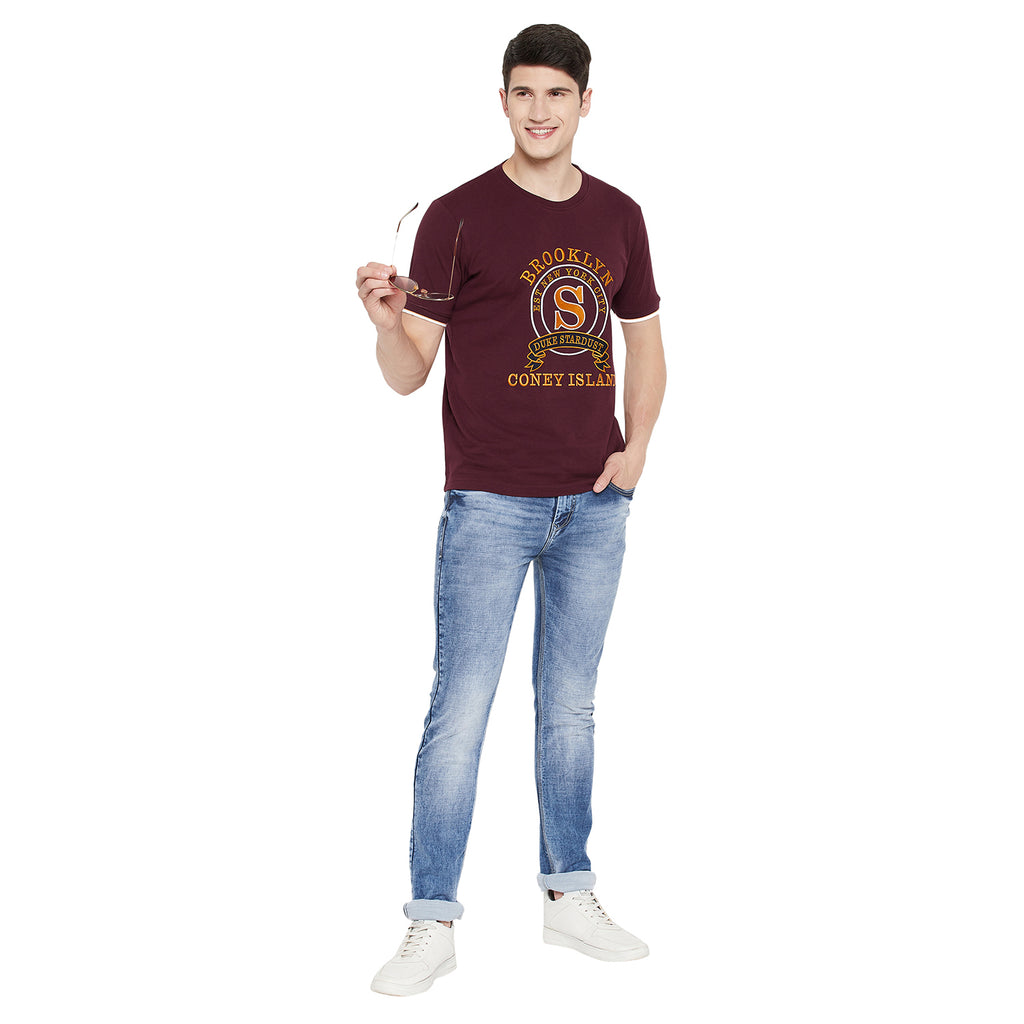 Duke Stardust Men Half Sleeve Cotton T-shirt (LF5240)