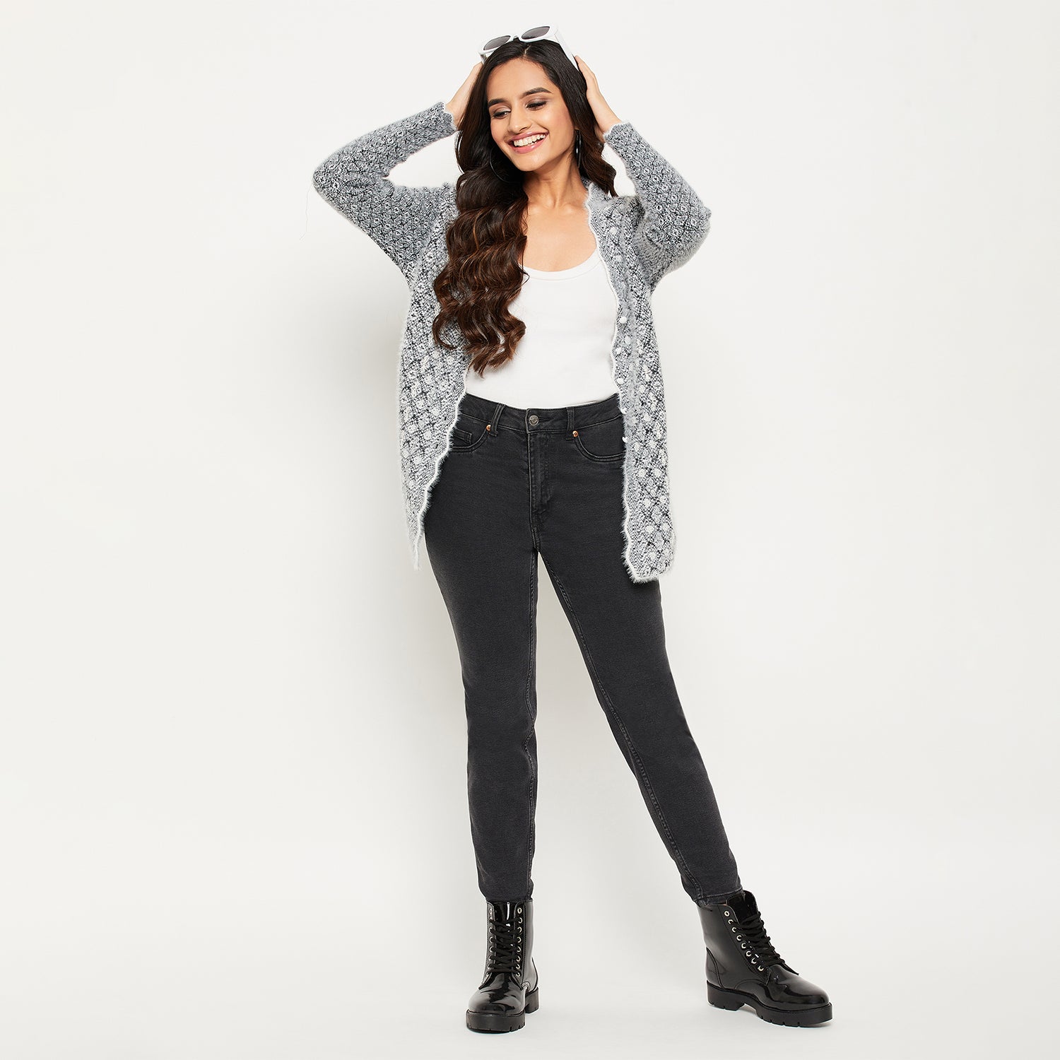 Duke Urban Women Self Design Cardigan (SDS1064)
