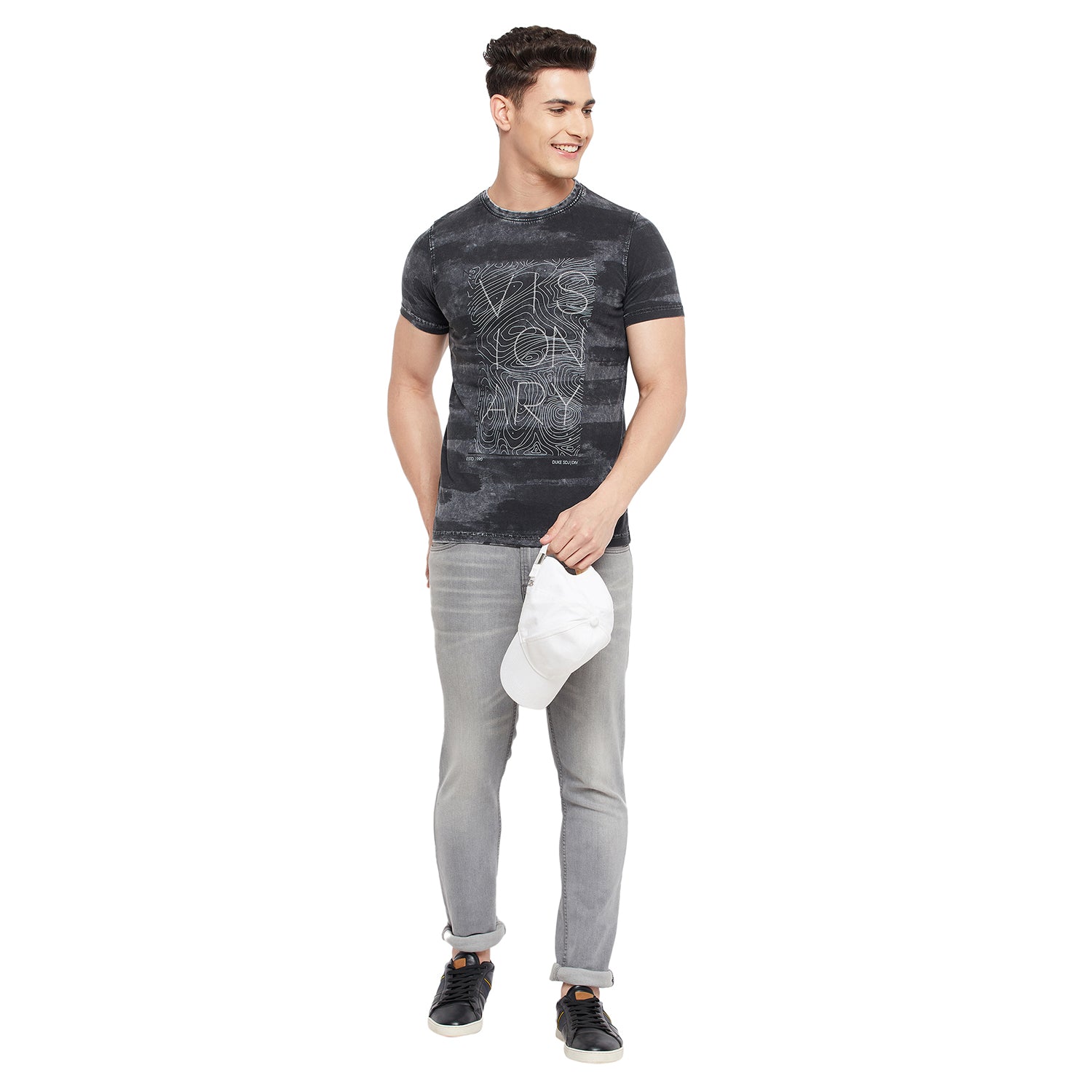 Duke Urban Men Half Sleeve Cotton T-Shirt (LF4611)