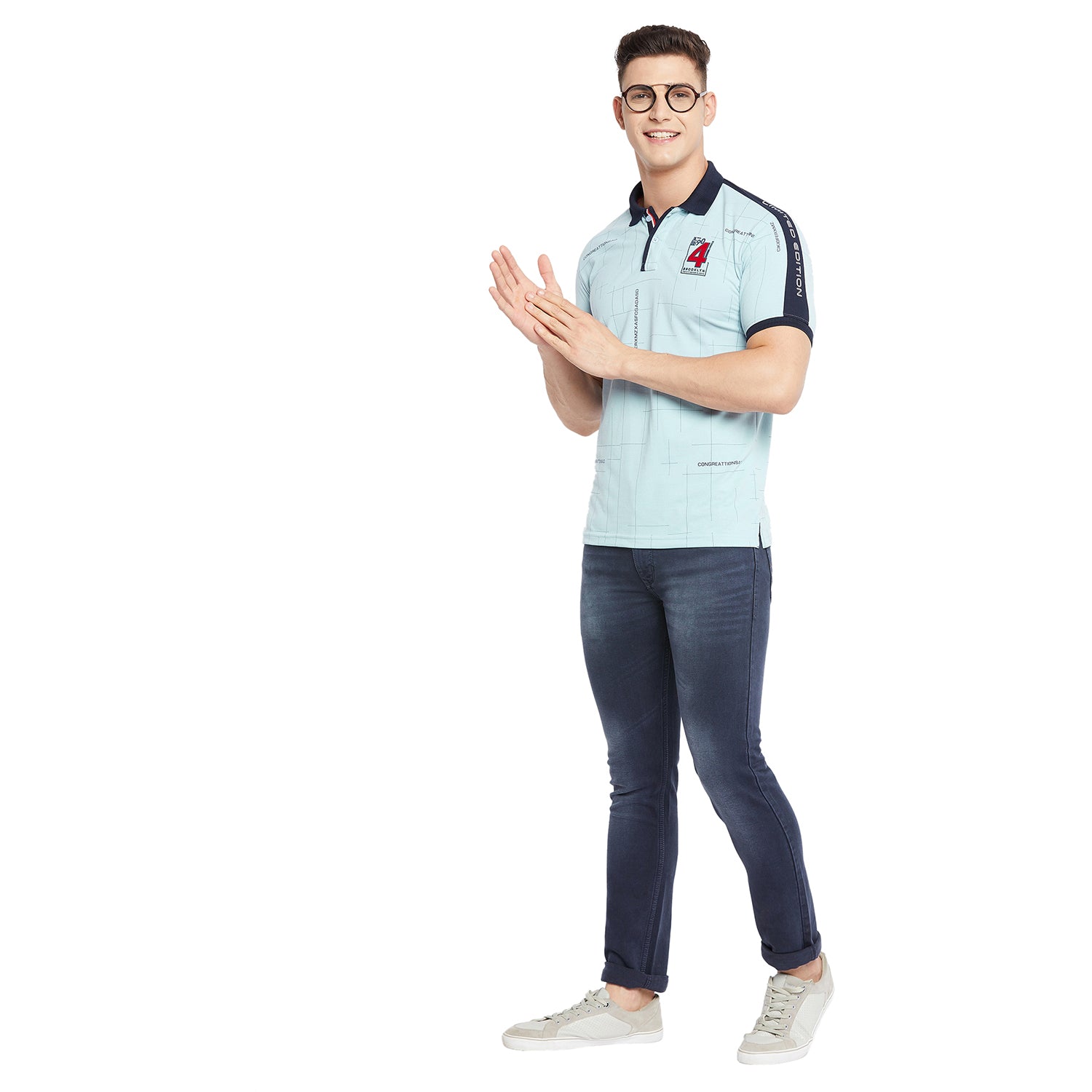 Duke Stardust Men Half Sleeve Cotton T-Shirt (LF5404)
