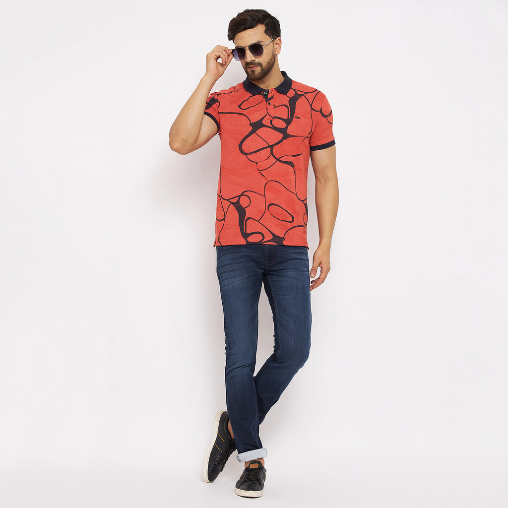 Duke Stardust Men Half Sleeve Cotton T-shirt (LF4950)