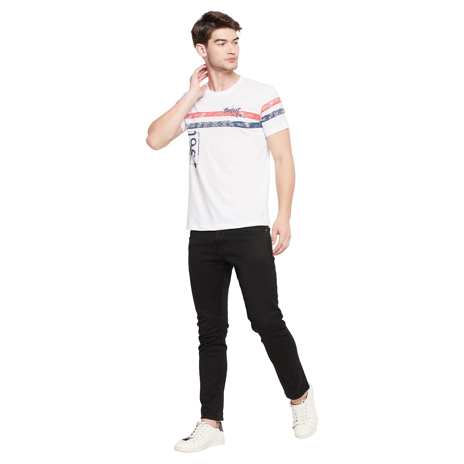 Duke Stardust Men Half Sleeve Cotton T-shirt (LF5244)