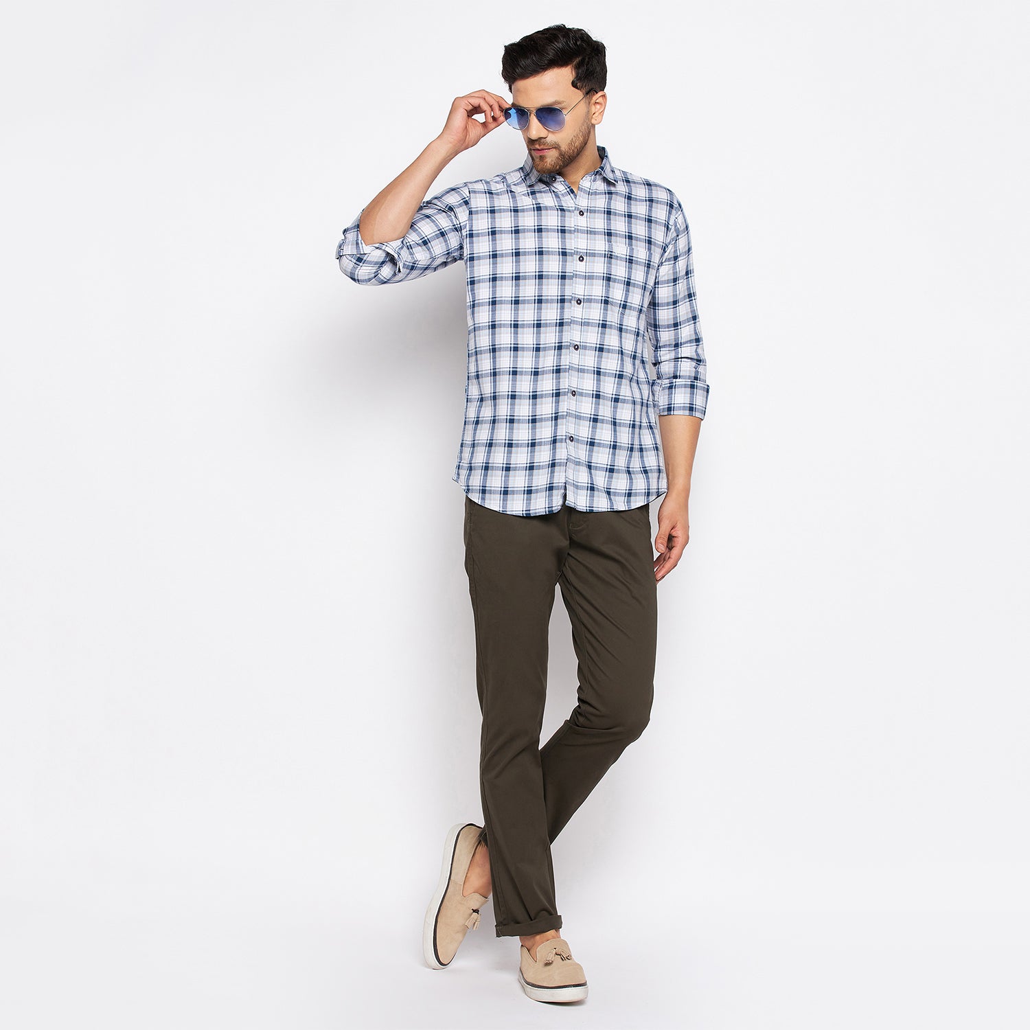 Duke Urban Men Full Sleeve Cotton Shirt (SDO8CKOG)