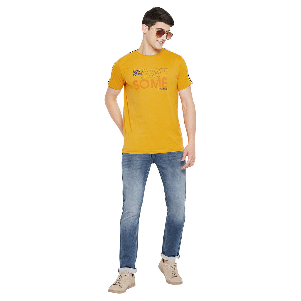 Duke Stardust Men Half Sleeve Cotton T-shirt (LF5277)