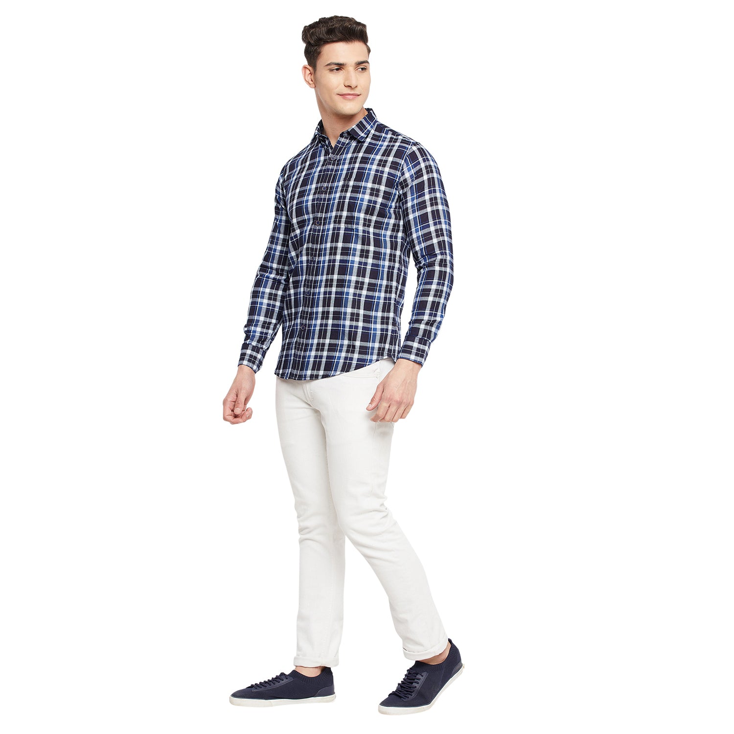 Duke Stardust Men Full Sleeve  Cotton Shirt (SDO7CKXR)
