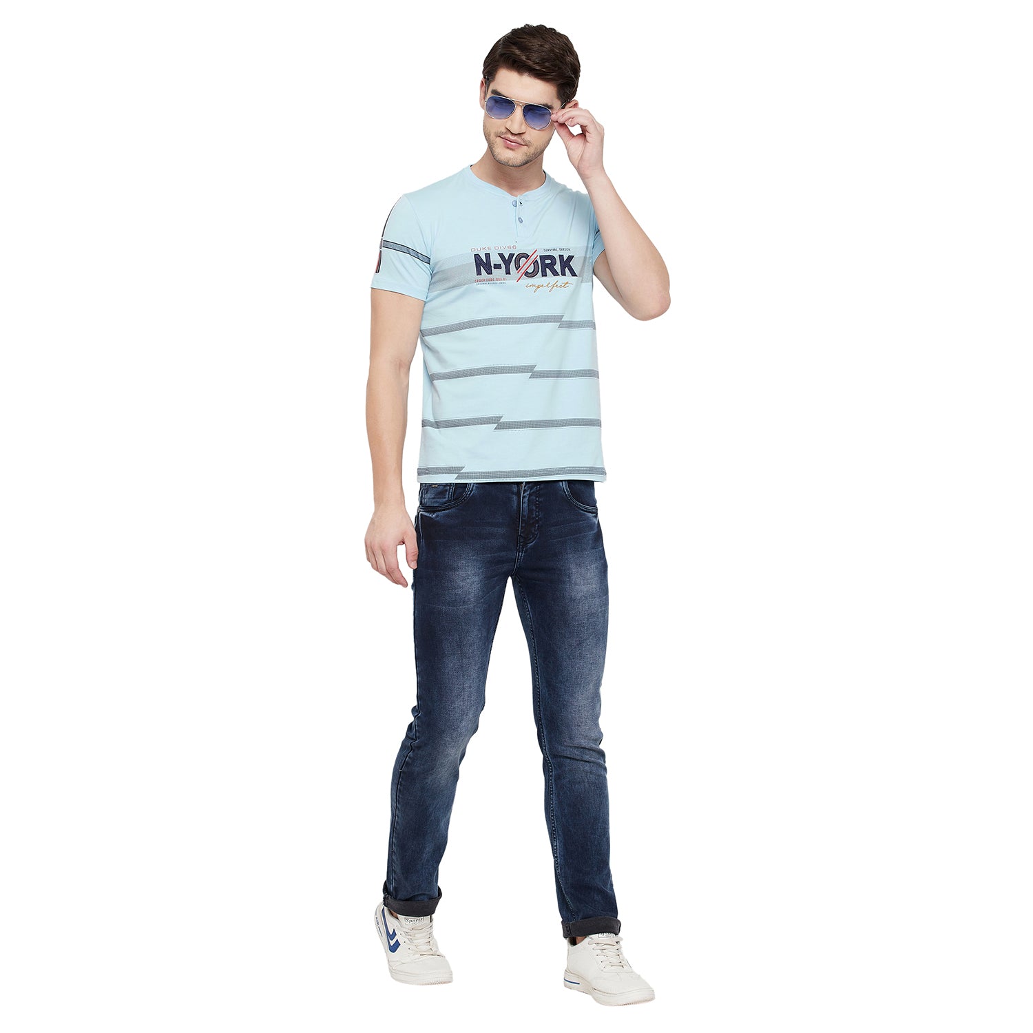 Duke Urban Men Half Sleeve Cotton T-shirt (LQ3715)