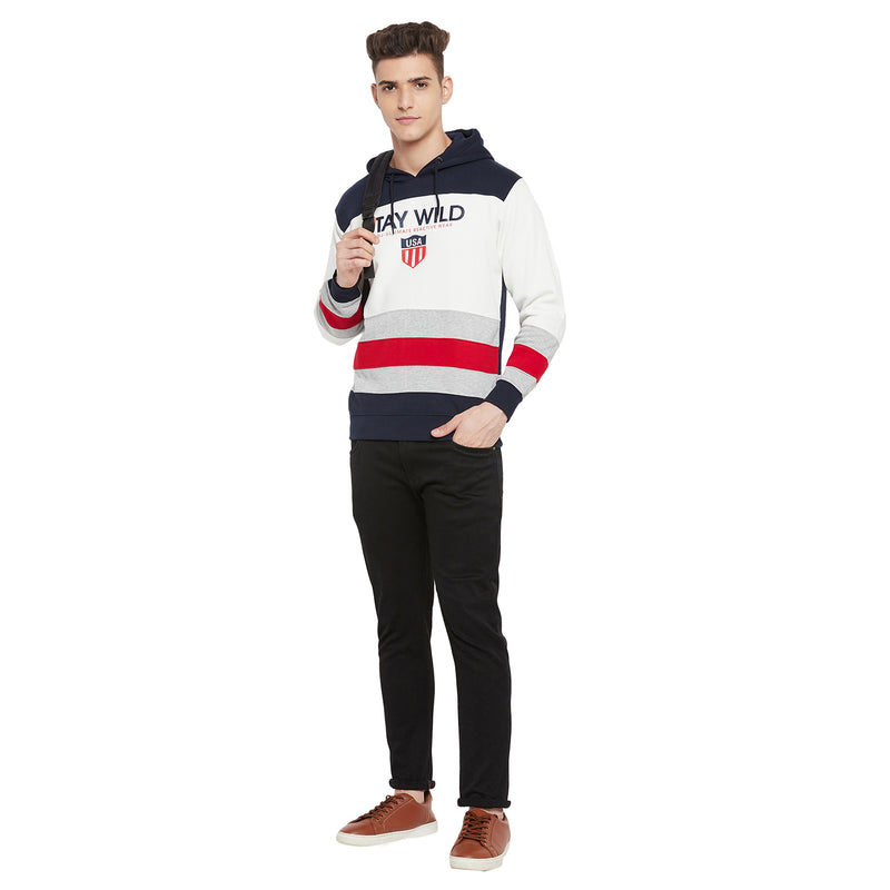 Duke Urban Men Hooded Neck Sweatshirt (LF3837)