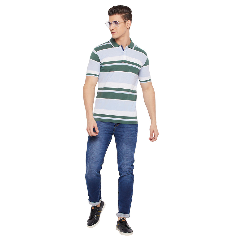 Duke Stardust Men Half Sleeve Cotton T-shirt (LF5230)