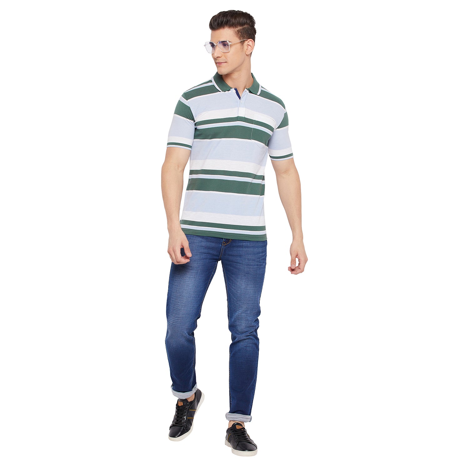 Duke Stardust Men Half Sleeve Cotton T-shirt (LF5230)