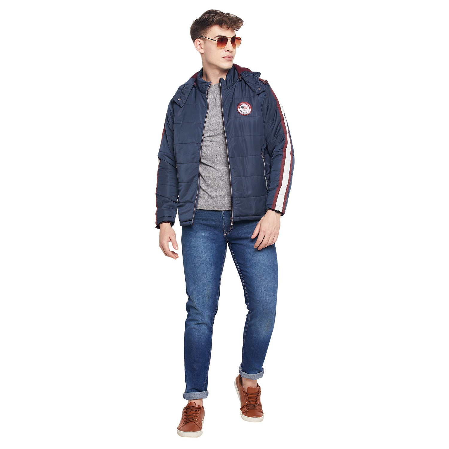 Duke Urban Men Full Sleeve Hooded Jacket (SDZ850)