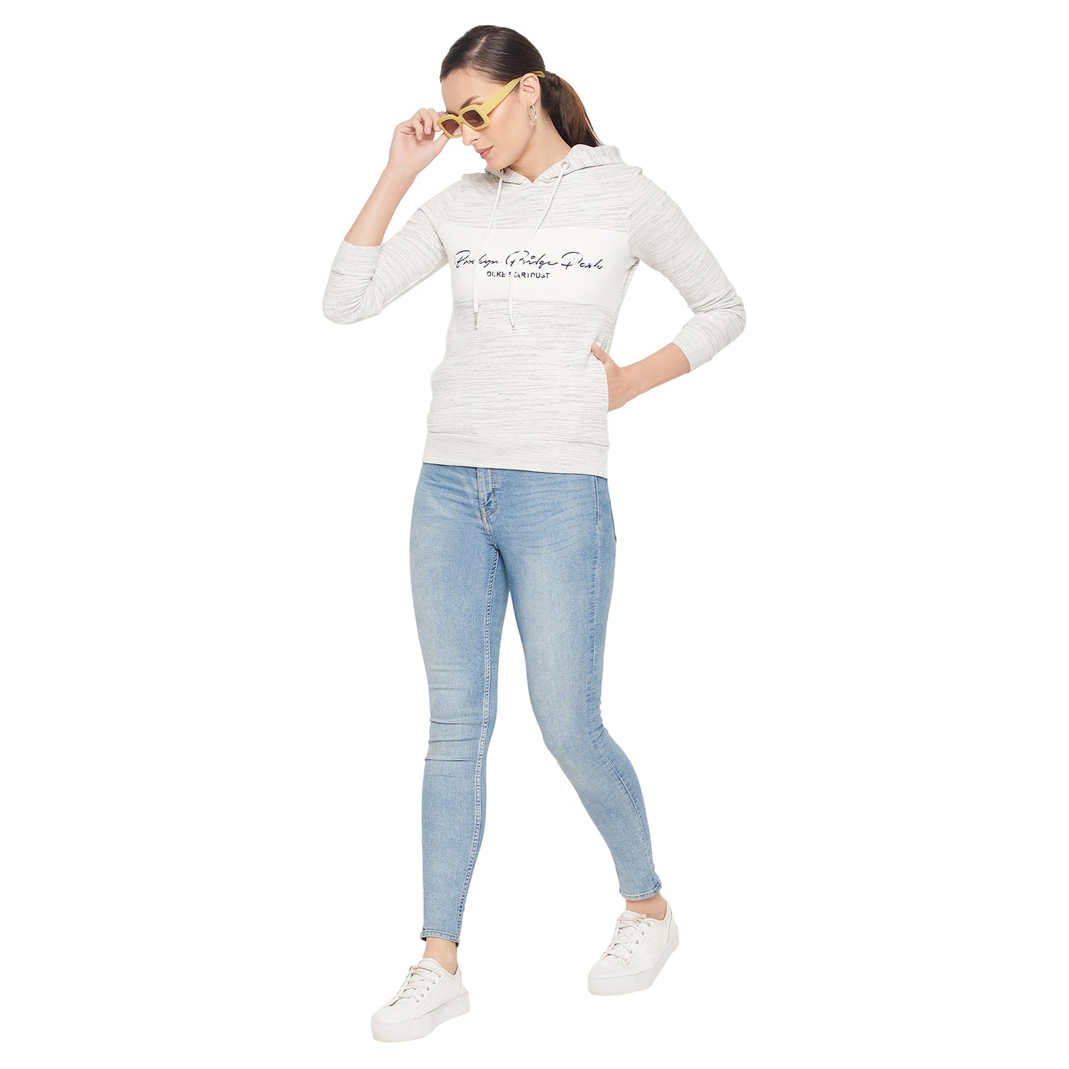 Duke Urban Women Full Sleeve Hooded Sweatshirt (LFX782)