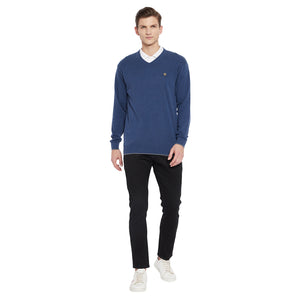 Duke Stardust Men Full Sleeve V Neck Sweater (SDS731)