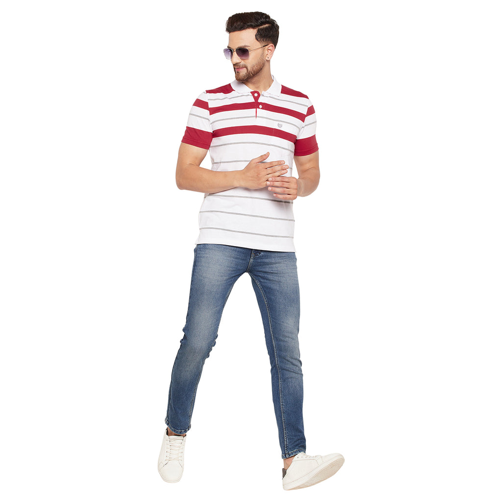 Duke Stardust Men Half Sleeve Cotton T-shirt (MTLF356)
