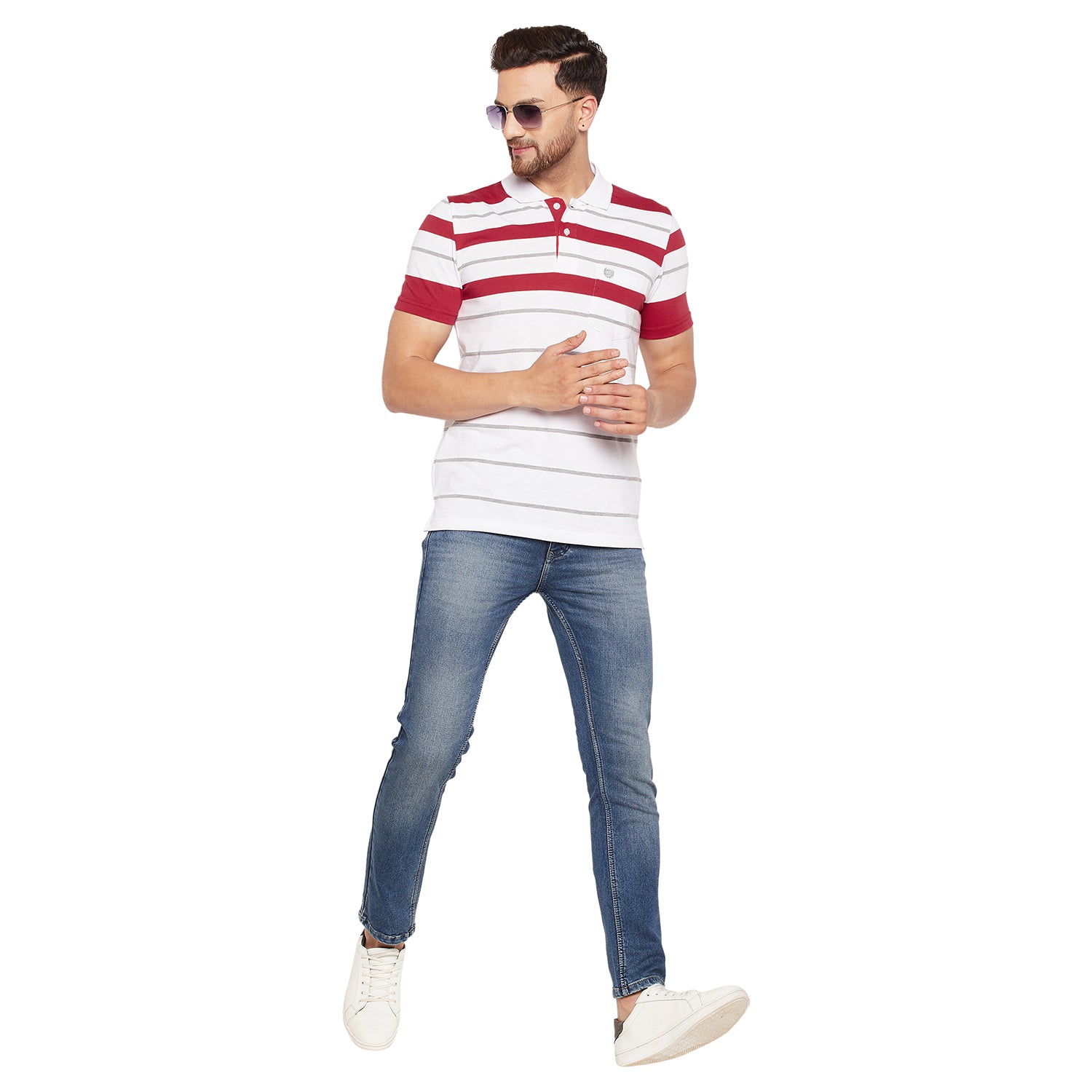 Duke Stardust Men Half Sleeve Cotton T-shirt (MTLF356)