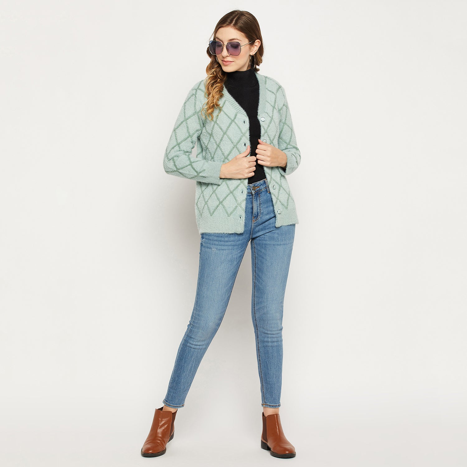 Duke Urban Women Full Sleeve Cardigan (SDS9714)
